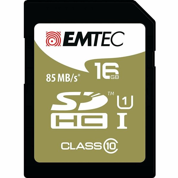 Betterbattery 16 GB Class 10 Gold Plus SDHC Memory Card BE3465770